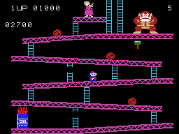 Donkey Kong Super Game Pack screenshot 7 for Colecovision